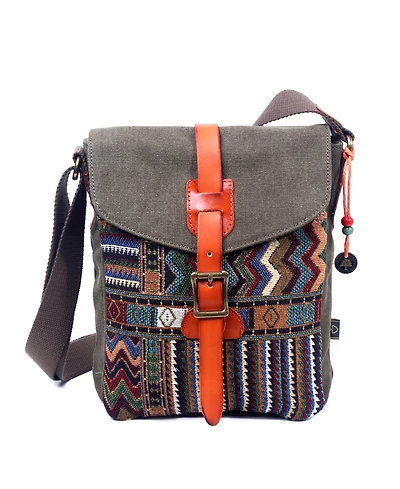 Tsd Brand Four Season Canvas Crossbody Bag