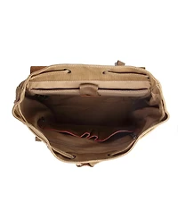 Tsd Brand Stone Creek Waxed Canvas Backpack Handbag