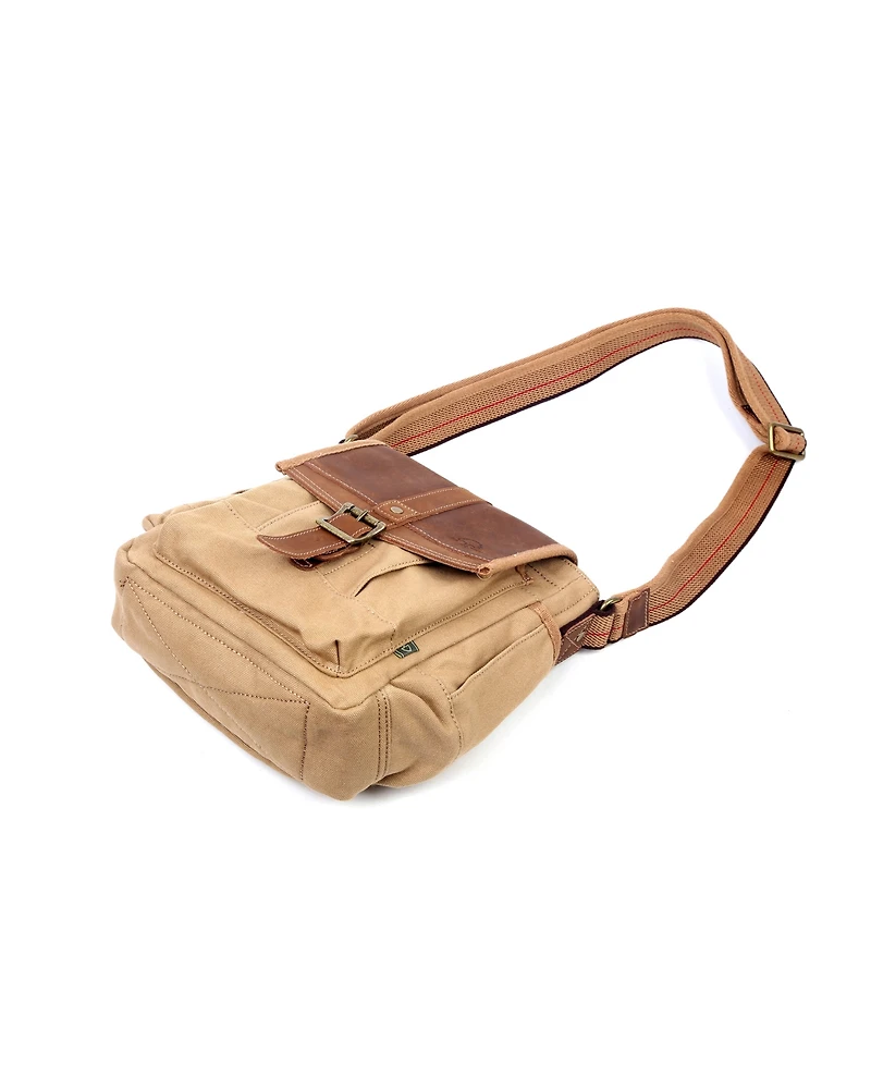 Tsd Brand Turtle Ridge Canvas Crossbody Bag