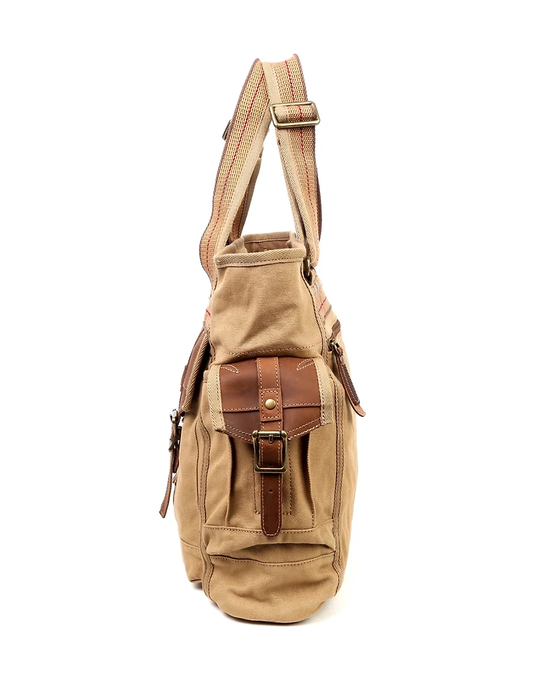 Tsd Brand Women's Turtle Ridge Canvas Tote Bag