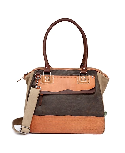 Tsd Brand Tapa Canvas Satchel Bag