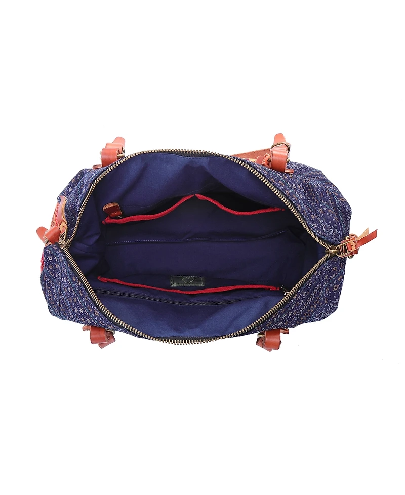 Tsd Brand Tribal Secret Canvas Tote Bag