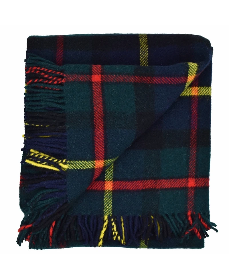 Prince of Scots Tartan Tweed Fluffy Throw, 72" x 59"