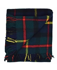Prince of Scots Tartan Tweed Fluffy Throw, 72" x 59"