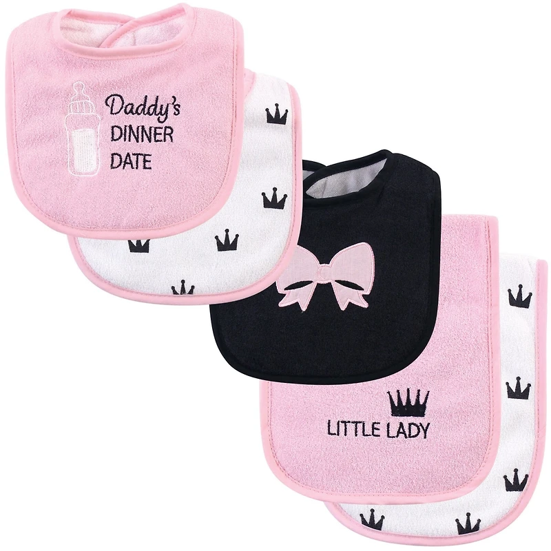 Hudson Baby Infant Cotton Terry Bib and Burp Cloth