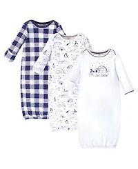 Touched by Nature Baby Boys Unisex Natural Soft Cotton Gowns