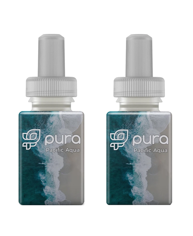 Pura - Pacific Aqua Smart Home Air Diffuser Fragrance- Smart Home Scent Refill - Up to 120-Hours of Premium Fragrance per Refill
