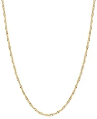 Singapore Chain Necklace 1 1 2mm In 14k Gold