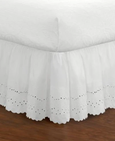 Fresh Ideas Ruffled Eyelet 18 Drop Bed Skirts