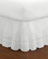 Fresh Ideas Ruffled Eyelet 18 Drop Bed Skirts