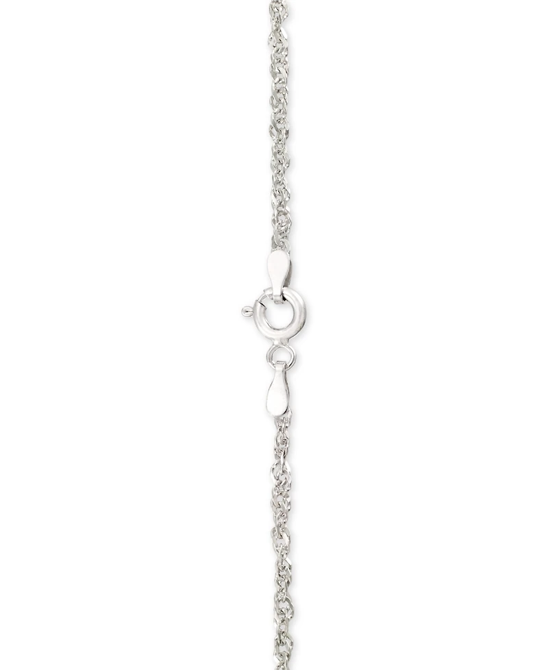 Jade (13mm) & Marcasite Heart Locket 18" Pendant Necklace in Sterling Silver