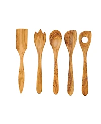 BeldiNest Olive Wood Utensil Set of 5