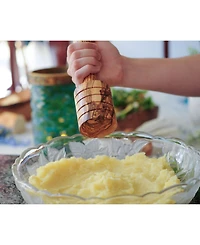 BeldiNest Olive Wood Potato Masher