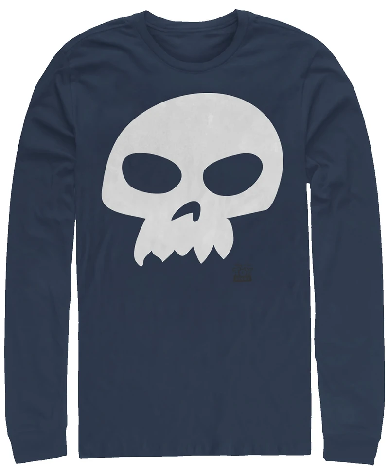 Disney Pixar Men's Toy Story Sid Skull Costume, Long Sleeve T-Shirt