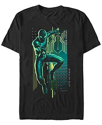 Marvel Men's Spider-Man Far From Home Web Slinger Stealth Suit, Short Sleeve T-shirt