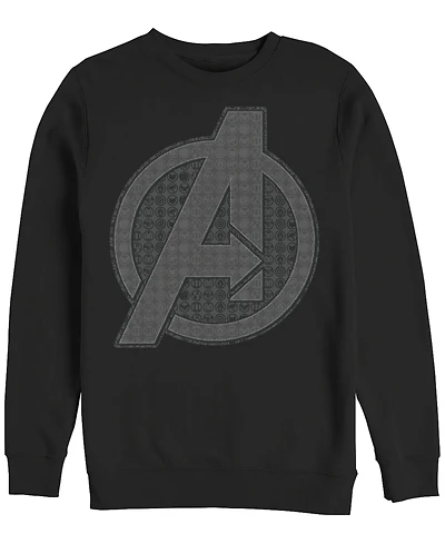 Marvel Men's Avengers Endgame Grayscale Icons Logo
