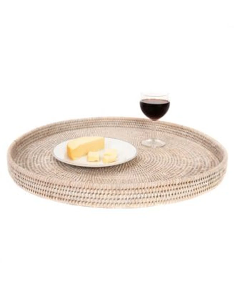 Artifacts Trading Company Rattan Round Tray Collection