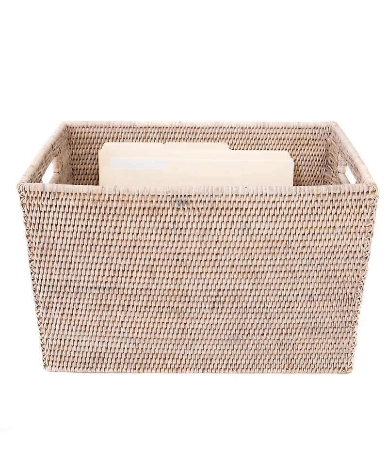 Artifacts Trading Company Artifacts Rattan Storage Box - Legal File