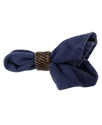 Artifacts Rattan 6-Piece Oval Napkin Ring Set