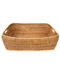 Artifacts Trading Company Artifacts Rattan Rectangular Oblong Storage Basket