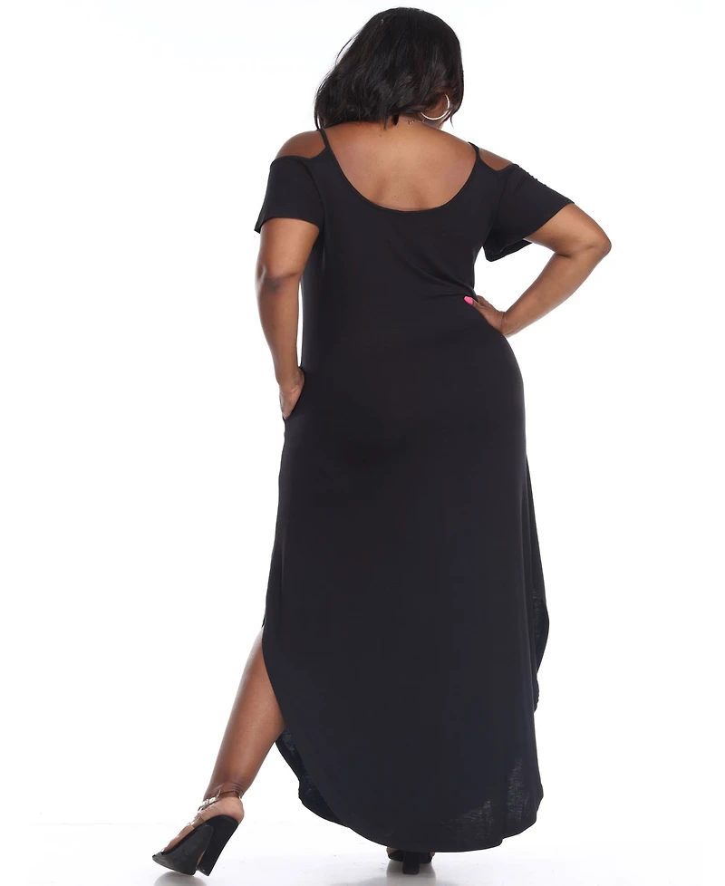 White Mark Plus Size Lexi Maxi Dress