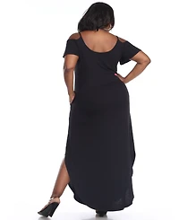 White Mark Plus Size Lexi Maxi Dress