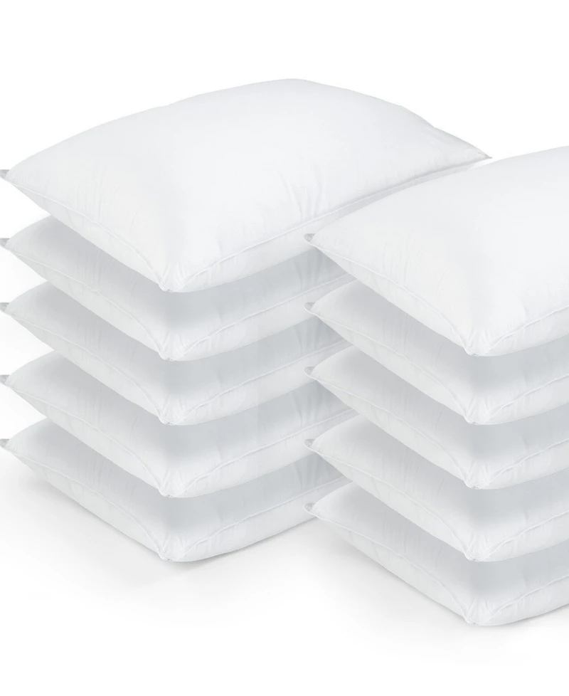 Downlite EnviroLoft Soft/Medium Density Down Alternative 10-Pack Pillows