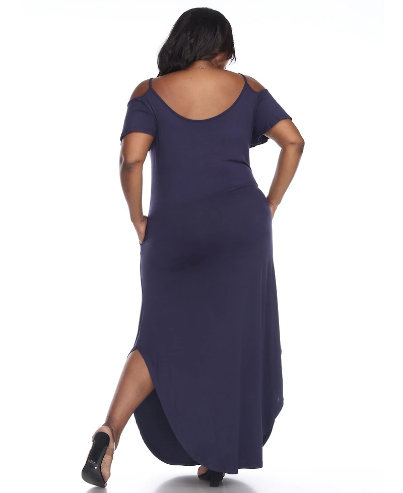 White Mark Plus Lexi Maxi Dress
