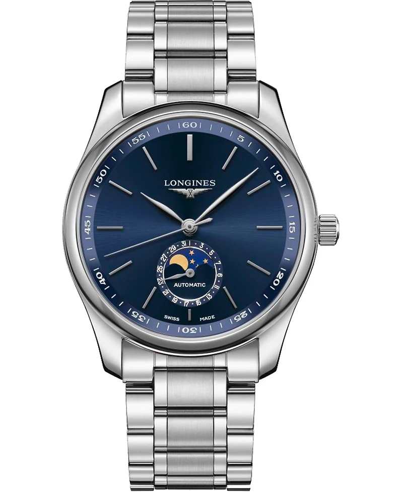 Longines Men's Swiss Automatic Master Stainless Steel Bracelet Watch 40mm