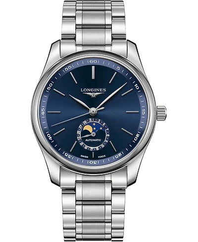Longines Men's Swiss Automatic Master Stainless Steel Bracelet Watch 40mm