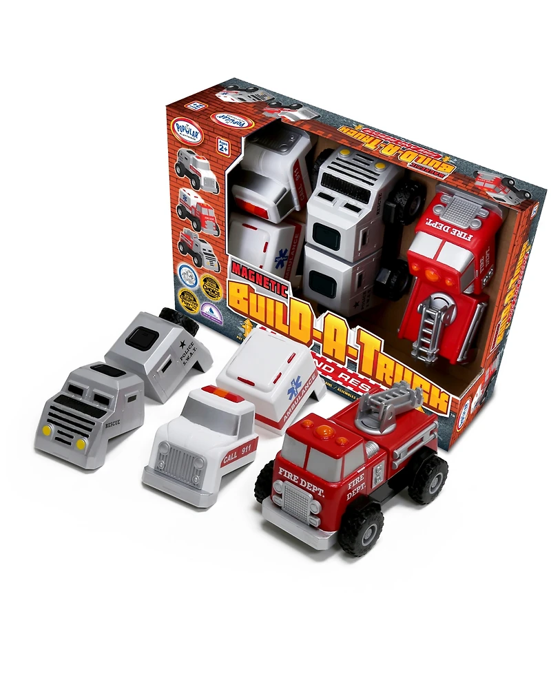 Popular Playthings Magnetic Build-a-Truck