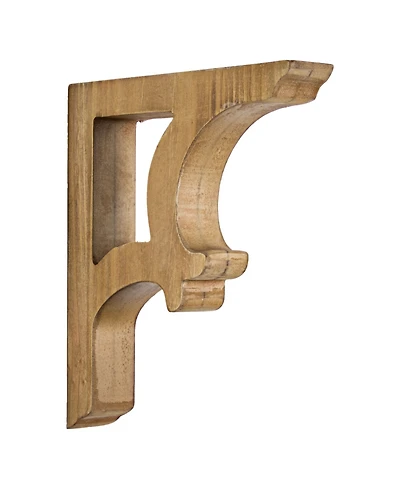 American Art Decor Wood Corbels Shelf Brackets, Set of 2