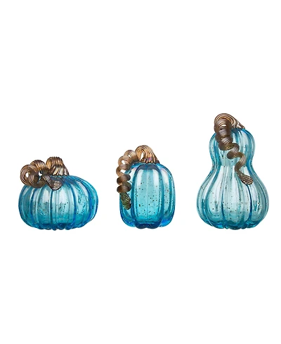 Glitzhome Set-3 Glasetset Pumpkin