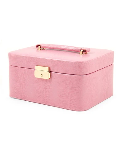 Bey-Berk Lizard Debossed Jewelry Box