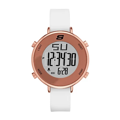 Skechers Women's Magnolia Silicone Strap Watch 40mm