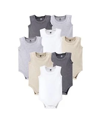 Hudson Baby Unisex Soft Cotton Tank Style Bodysuit