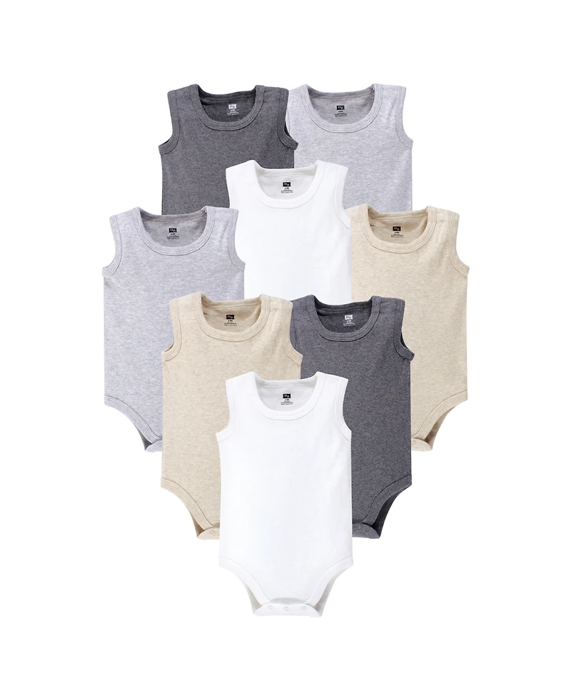 Hudson Baby Unisex Soft Cotton Tank Style Bodysuit