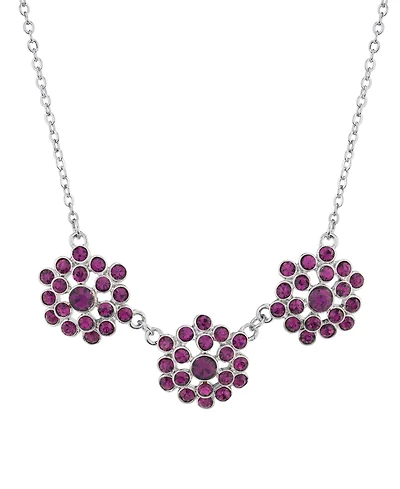 2028 Silver-Tone Collar Necklace