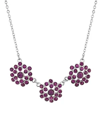 2028 Silver-Tone Collar Necklace