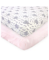Touched by Nature Girls Natural Cotton Crib Sheet