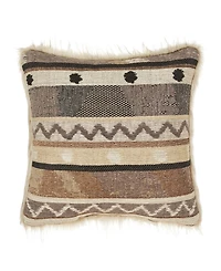 J Queen New York Timber Linen Decorative Pillow, 18" x 18"