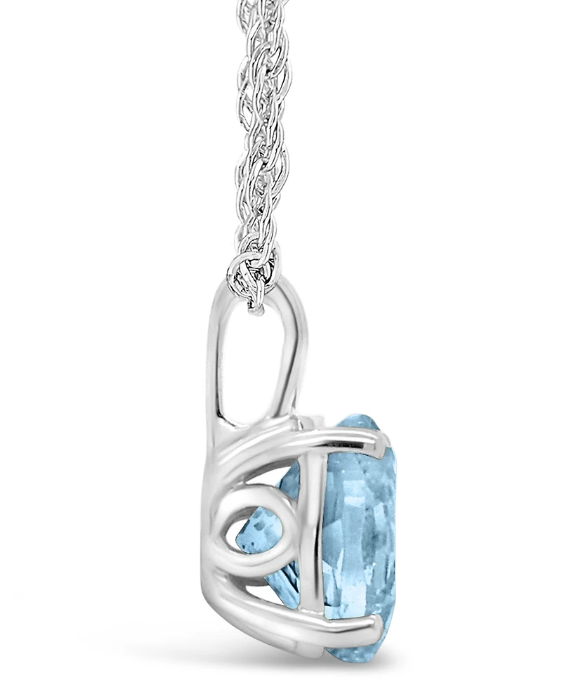 Citrine (1-7/8 ct. t.w.) Pendant Necklace Sterling Silver. Also Available Sky Blue Topaz, Rose Quartz and Amethyst