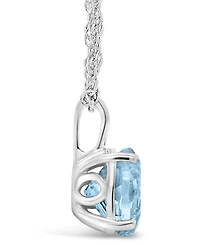 Citrine (1-7/8 ct. t.w.) Pendant Necklace Sterling Silver. Also Available Sky Blue Topaz, Rose Quartz and Amethyst