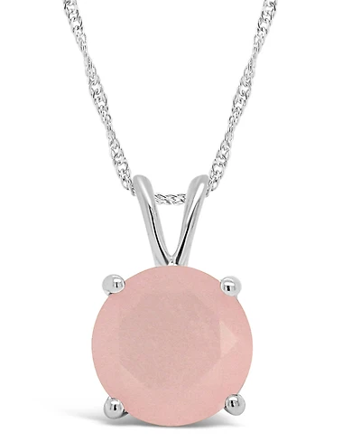 Citrine (1-7/8 ct. t.w.) Pendant Necklace Sterling Silver. Also Available Sky Blue Topaz, Rose Quartz and Amethyst