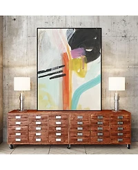Giant Art 20" x 16" Rhythm Variations I Art Block Framed Canvas