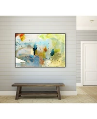 Giant Art 40" x 30" Deviation Ii Art Block Framed Canvas