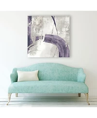 Giant Art 20" x 20" Ink I Lavender Version Museum Mounted Canvas Print