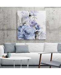 Giant Art 20" x 20" Light Floral I Museum Mounted Canvas Print