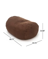 6.5ft Suede Bean Bag