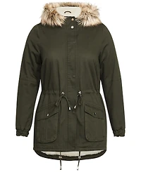 City Chic Women's Explorer Parker Jacket